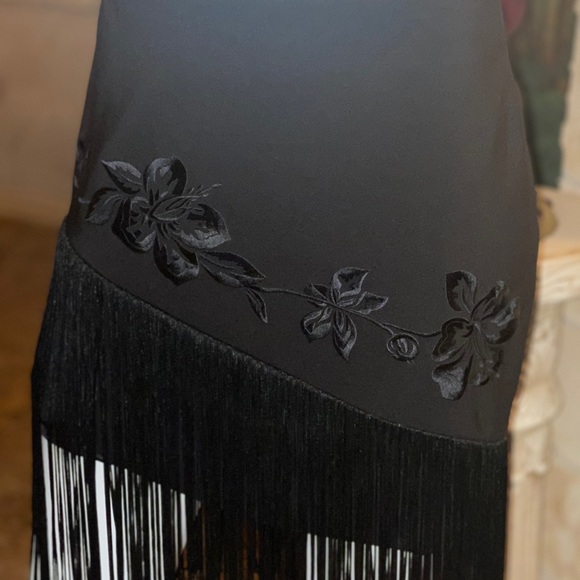 Vintage Cache Fringed Skirt - Picture 2 of 9